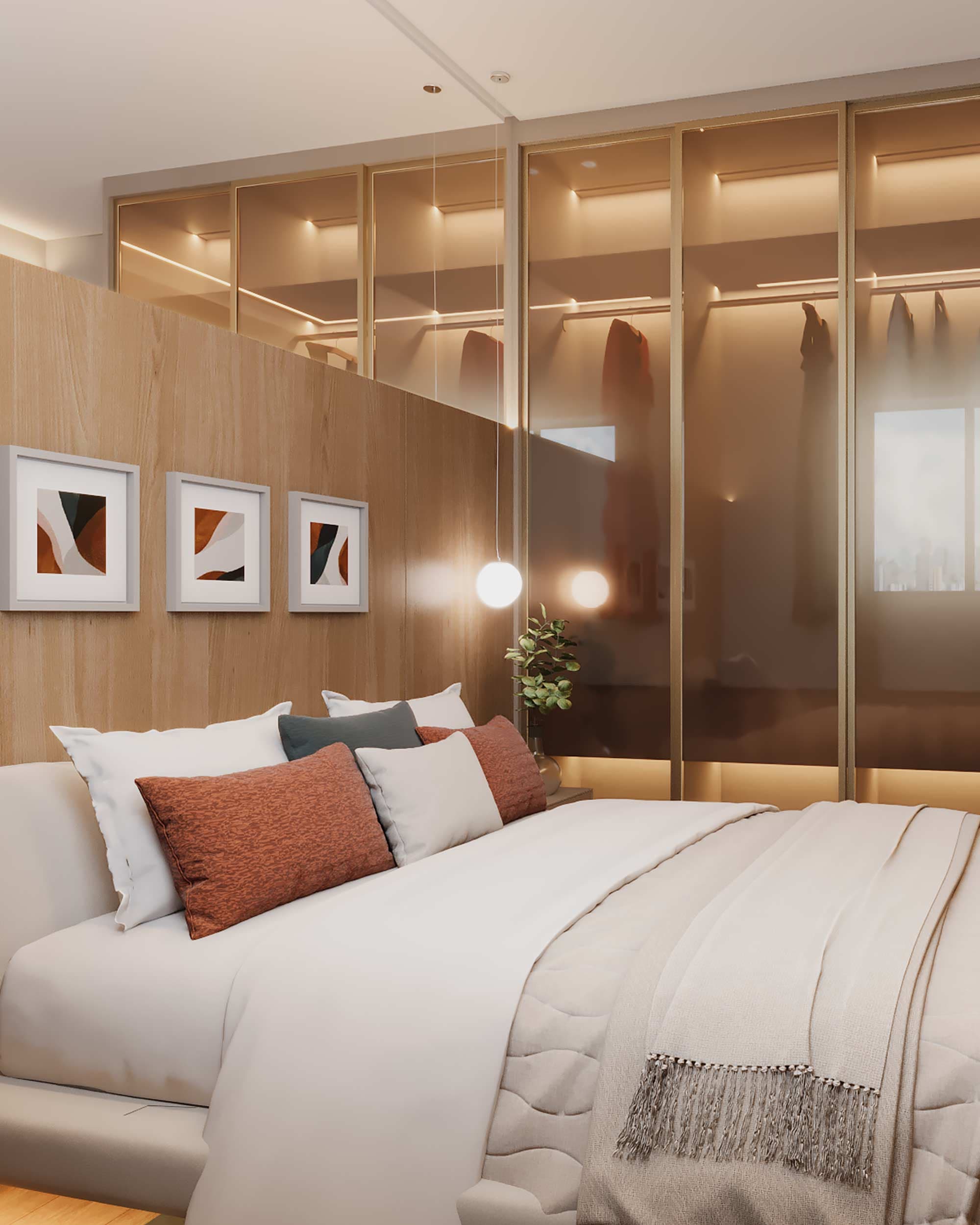 Apartamento no Portão Curitiba com 1 quarto e lazer completo